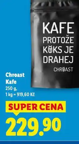 Lidl Chroast kafe nabídka