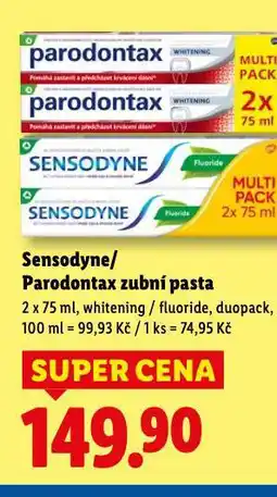Lidl Parodontax zubní pasta nabídka