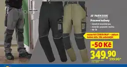 Lidl Pracovní kalhoty nabídka