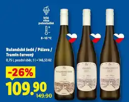 Lidl Pálava nabídka