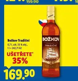 Lidl Božkov tradiční nabídka