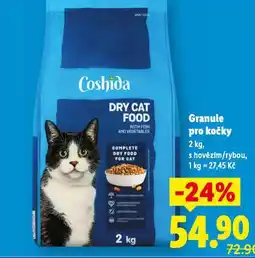 Lidl Coshida gra nule pro kočky nabídka