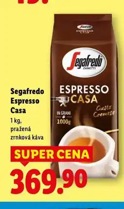 Lidl Segafredo espresso casa nabídka