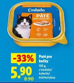 Lidl Coshida paté pro kočky nabídka