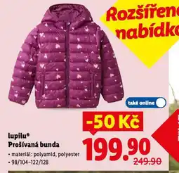 Lidl Prošívaná bunda nabídka