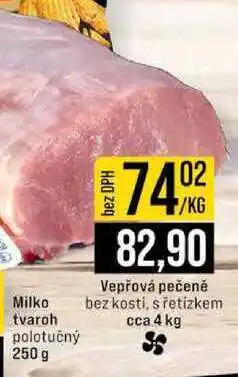 Jip Vepřová pečeně bez kosti, s řetízkem cca 4 kg 1kg nabídka