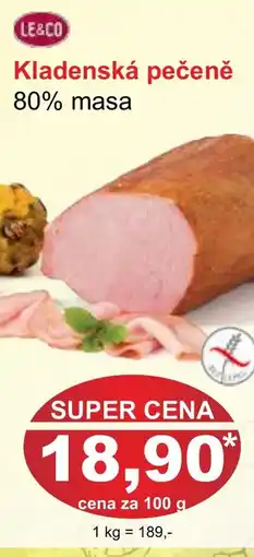 PLUS JIP Kladenská pečeně 80% masa nabídka