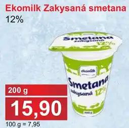 PLUS JIP Ekomilk Zakysaná smetana 12% nabídka