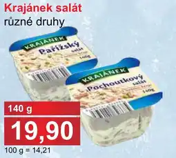 PLUS JIP Krajánek salát nabídka