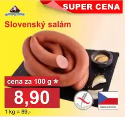 PLUS JIP Slovenský salám nabídka