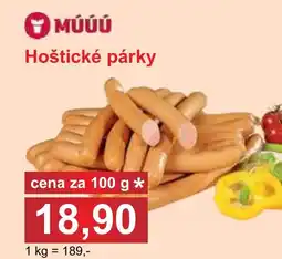 PLUS JIP Hoštické párky nabídka
