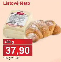 PLUS JIP Listové těsto nabídka