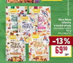 Billa Nice Bites Ořechy a suché plody olympijská edice nabídka