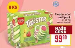 Billa Twister mini multipack nabídka