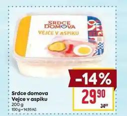 Billa Srdce domova Vejce v aspiku nabídka