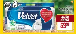 Billa Velvet Toaletní papír 8 rolí nabídka
