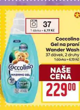 Billa Coccolino Gel na praní Wander Wash 37 dávek nabídka