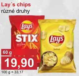 PLUS JIP Lay's chips nabídka