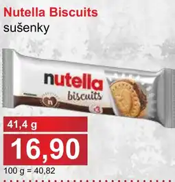 PLUS JIP Nutella Biscuits sušenky nabídka