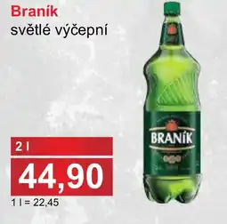 PLUS JIP Braník světlé výčepní nabídka