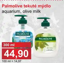 PLUS JIP Palmolive tekuté mýdlo aquarium, olive milk nabídka