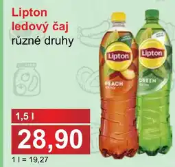 PLUS JIP Lipton ledový čaj nabídka