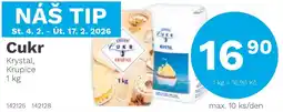 Konzum Cukr Krystal, Krupice nabídka
