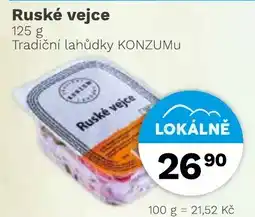 Konzum Ruské vejce nabídka