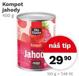 Konzum Kompot jahody nabídka