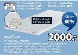 JYSK Vrchní matrace KVISTEN nabídka
