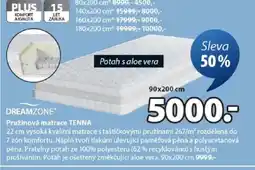 JYSK Pružinová matrace TENNA nabídka