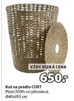 JYSK Koš na prádlo CURT nabídka