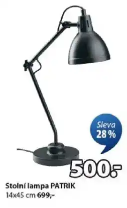 JYSK Stolní lampa PATRIK nabídka