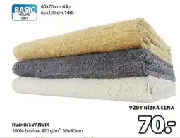 JYSK Ručník SVANVIK nabídka