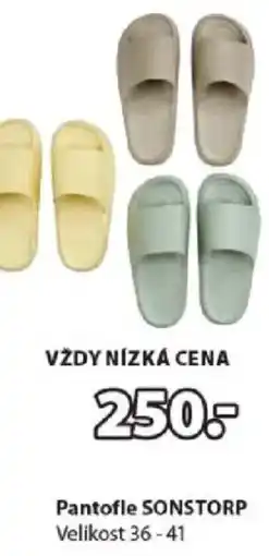 JYSK Pantofle SONSTORP nabídka