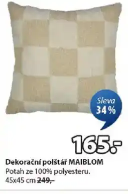 JYSK Dekorační polštář MAIBLOM nabídka