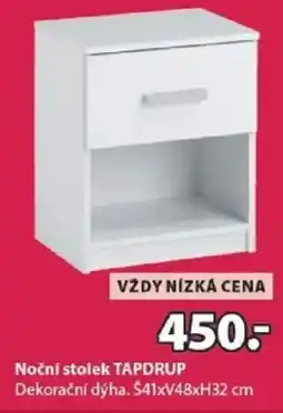 JYSK Noční stolek TAPDRUP nabídka