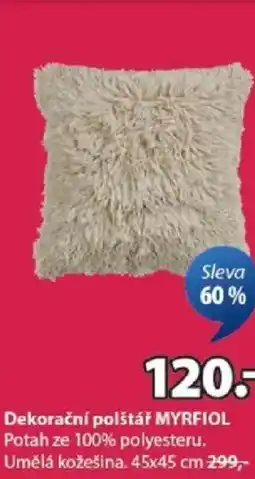 JYSK Dekorační polštář MYRFIOL nabídka