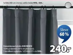 JYSK Zatemňovací závěs AMUNGEN nabídka