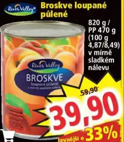 Norma Broskve loupané půlené nabídka