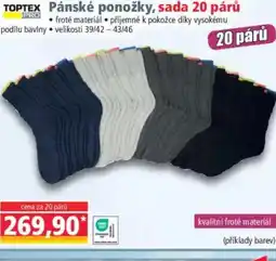 Norma Pánské ponožky, sada 20 párů nabídka