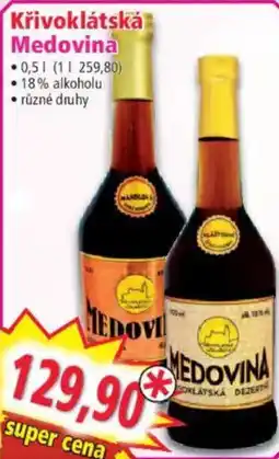 Norma Křivoklátská Medovina nabídka