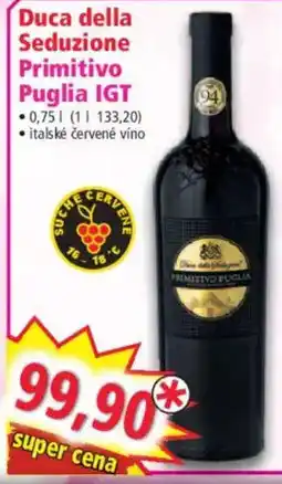 Norma Duca della Seduzione Primitivo Puglia IGT nabídka