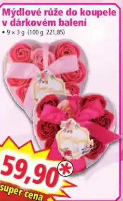 Norma Mýdlové růže do koupele v dárkovém balení nabídka
