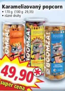 Norma Karamelizovaný popcorn nabídka