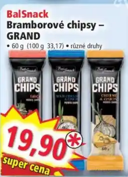 Norma BalSnack Bramborové chipsy - GRAND nabídka