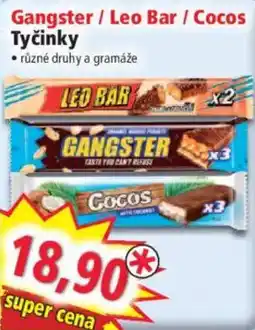Norma Gangster / Leo Bar / Cocos Tyčinky nabídka