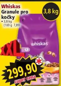 Norma Whiskas Granule pro kocky nabídka