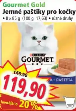 Norma Gourmet Gold Jemné paštiky pro kočky nabídka