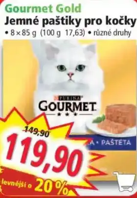 Norma Gourmet Gold Jemné paštiky pro kočky nabídka